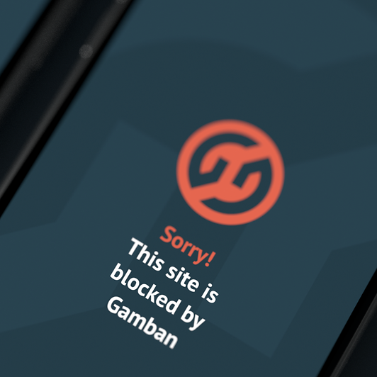 Gamban Logo Website blocked